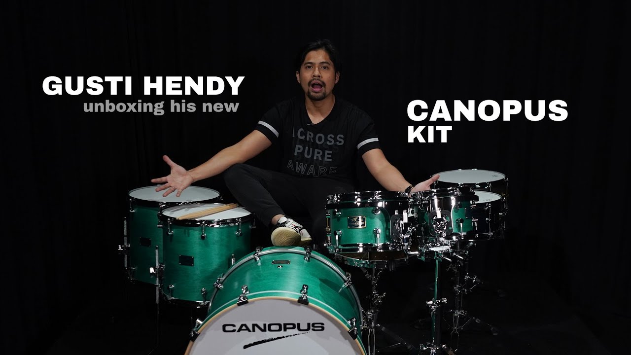 Gusti Hendy unboxing his new Canopus kit