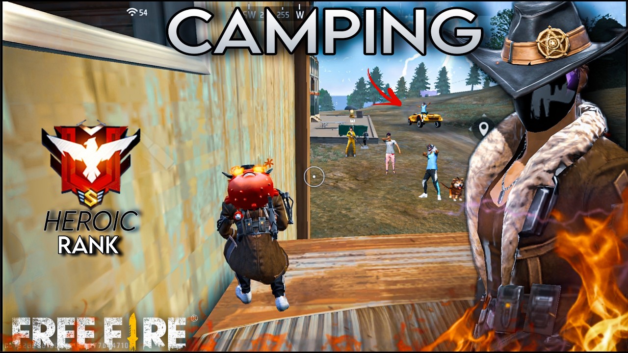 FULL CAMPING GAMEPLAY P-1 | FREE FIRE MAX 😱
