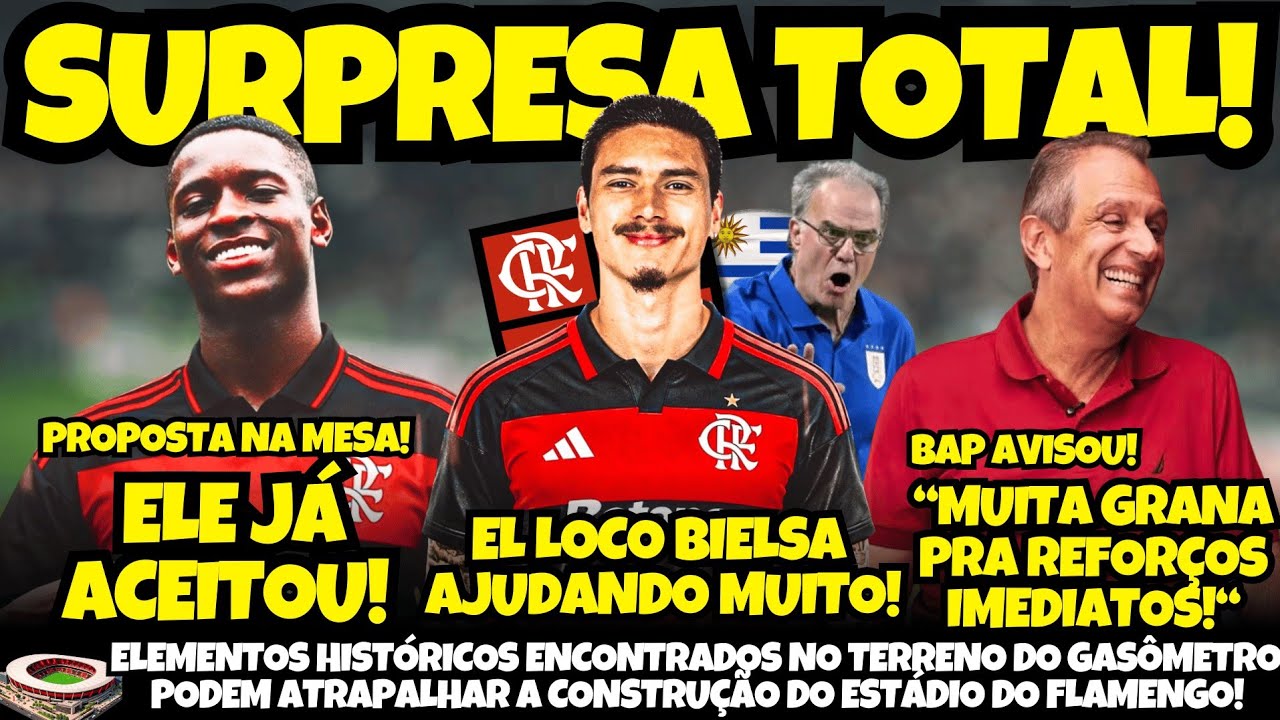REVIRAVOLTA TOTAL E FLAMENGO PODE FECHAR A QUALQUER MOMENTO COM +2 GALÁTICOS! PROBLEMA NO TERRENO!