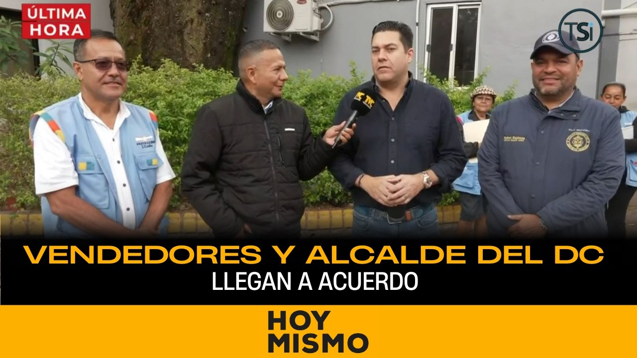 Vendedores y alcalde del DC llegan a acuerdo para comercializar en la Plaza Liquidámbar.