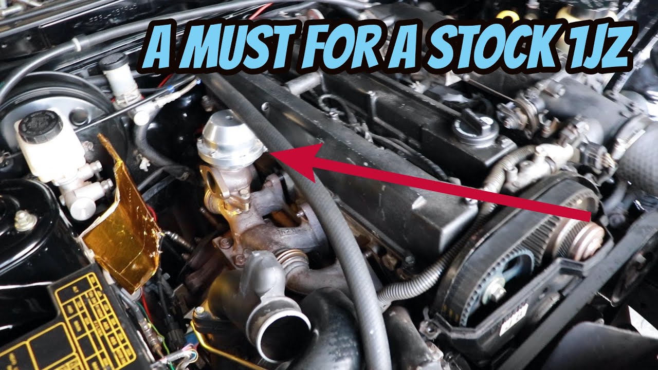 1JZ VVTI EXTERNAL WASTEGATE and TURBO CARTRIDGE UPGRADE