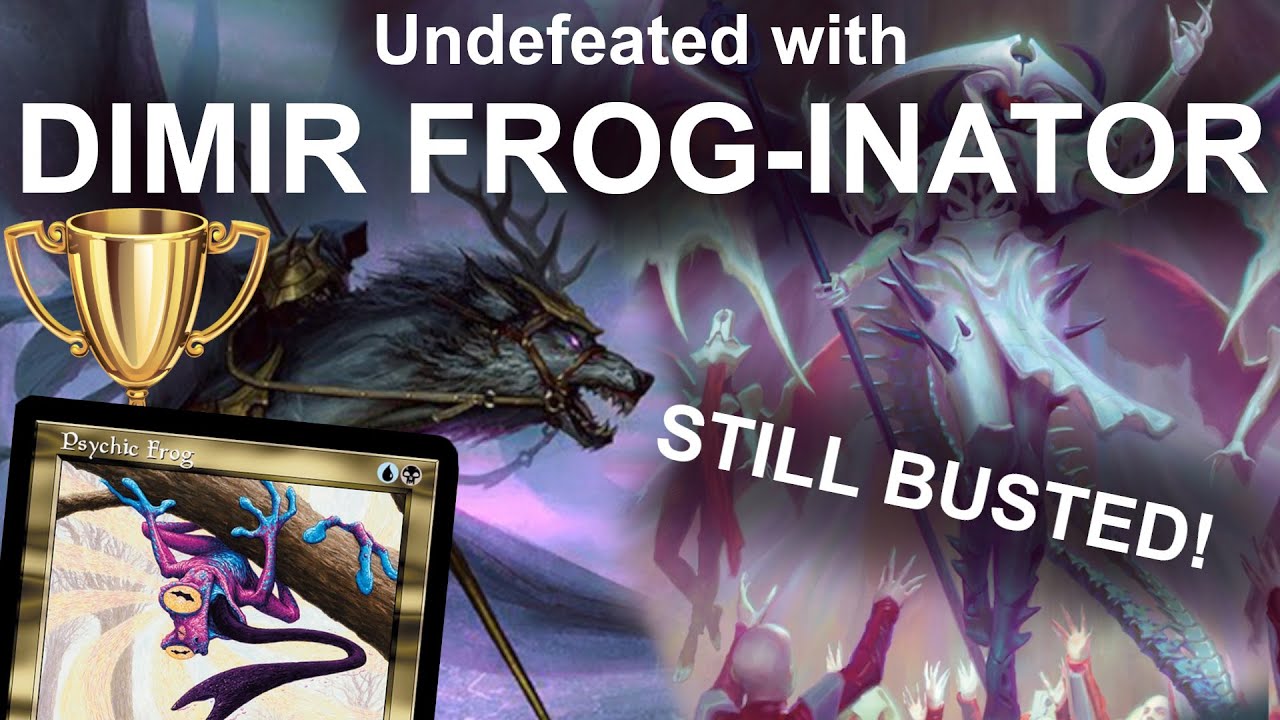 BACK FROM THE DEAD! Legacy Dimir Frog Reanimator. Grief is banned, who cares? MTG Undefeated Trophy