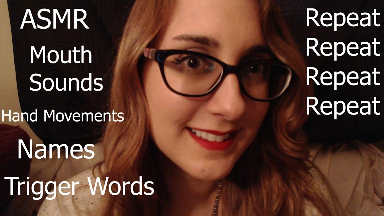 ASMR Repeating Words Fast | Hypnotizing Close-up Hand Movements