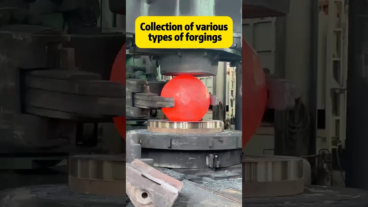 Collection of various types of forgings