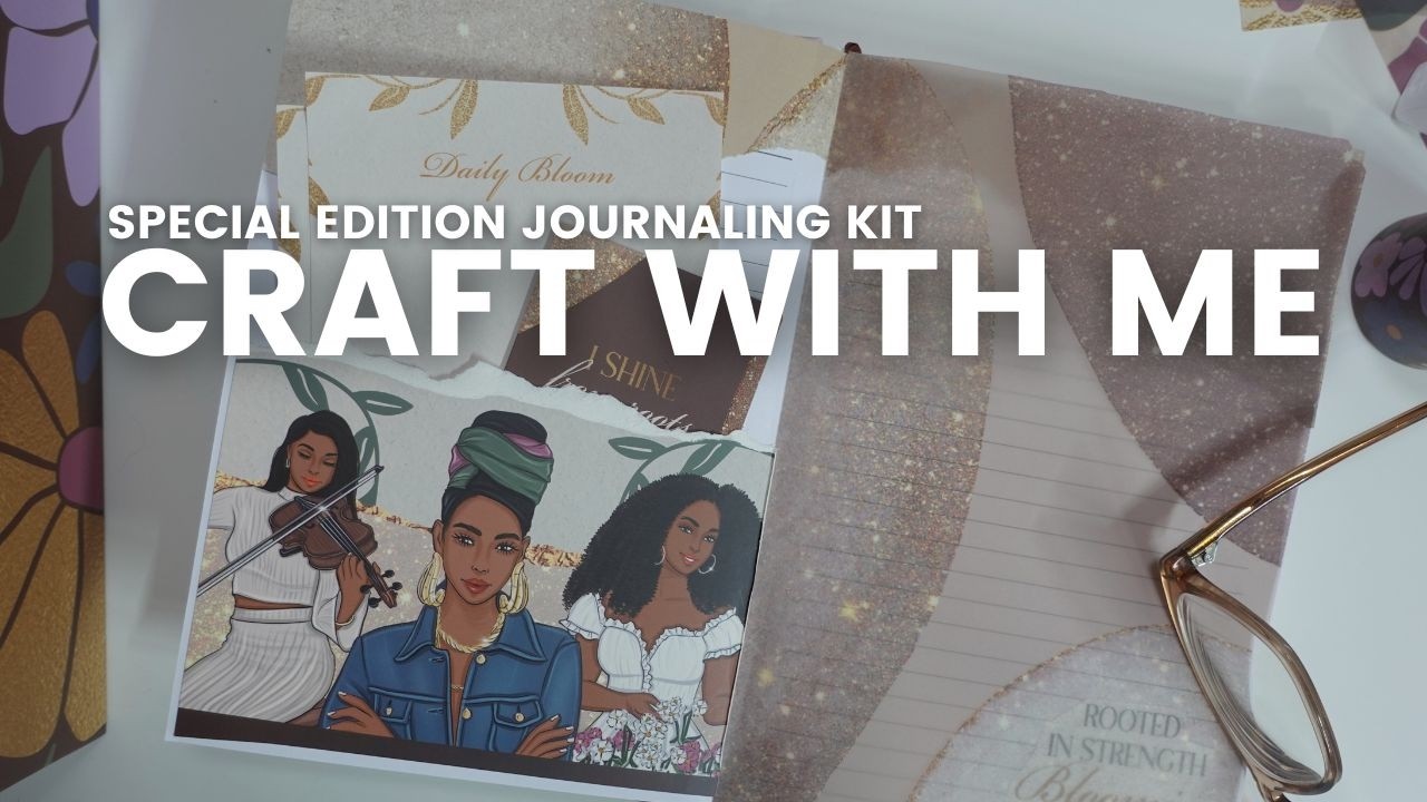 Crafting Self Care Moments | Decorate and Destress With Me | Her Story Blooms Journaling Kit