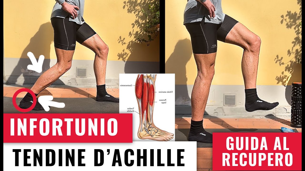 ESERCIZI RECUPERO TENDINE D'ACHILLE  | tendine d'achille infiammato cosa fare