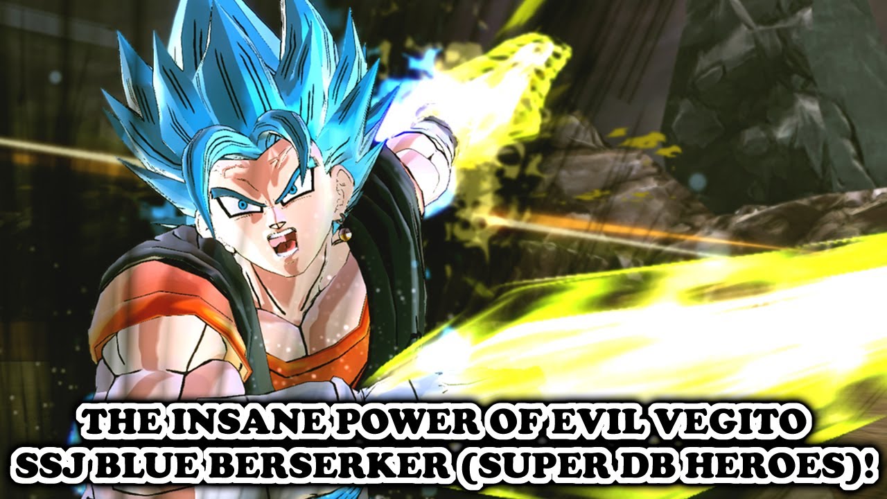 JUDGE OF DEATH EVIL VEGITO BERSERK SSJ BLUE! [Super DB Heroes] - Dragon Ball Xenoverse 2 Mods
