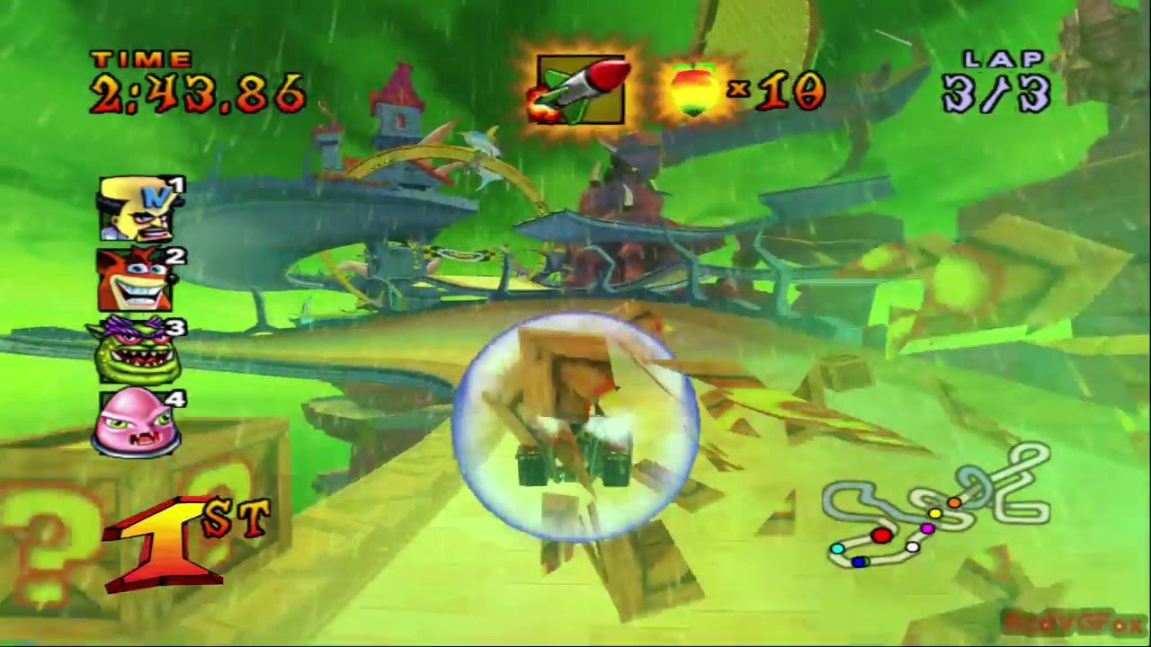 CNK: Crash Nitro Kart - Thunder Struck [PCSX2[
