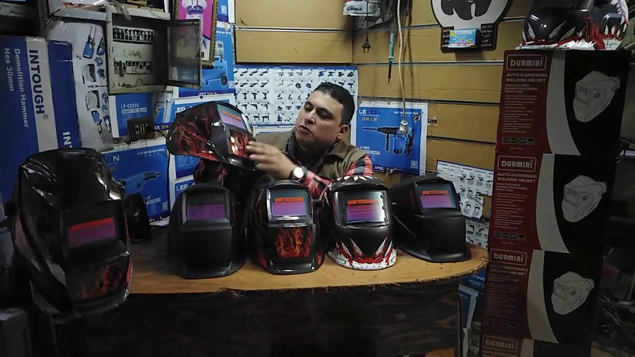 خوذة اللحام الالكتروني وكيفيه تشغيلها /٠١٠٠٢٧٩٧١٨٦ #لحام #خوذة #helmet #welding