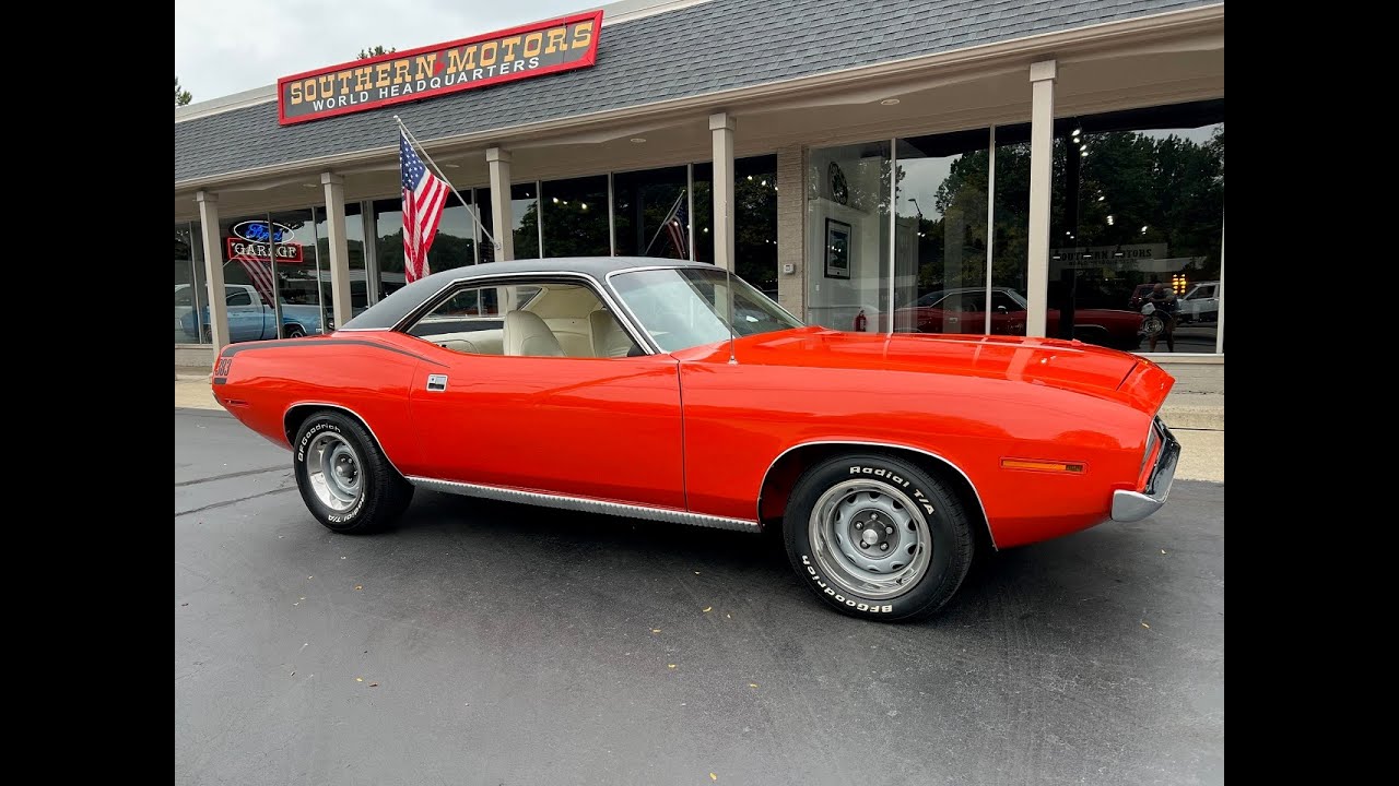 1970 Plymouth Barracuda $58,900.00