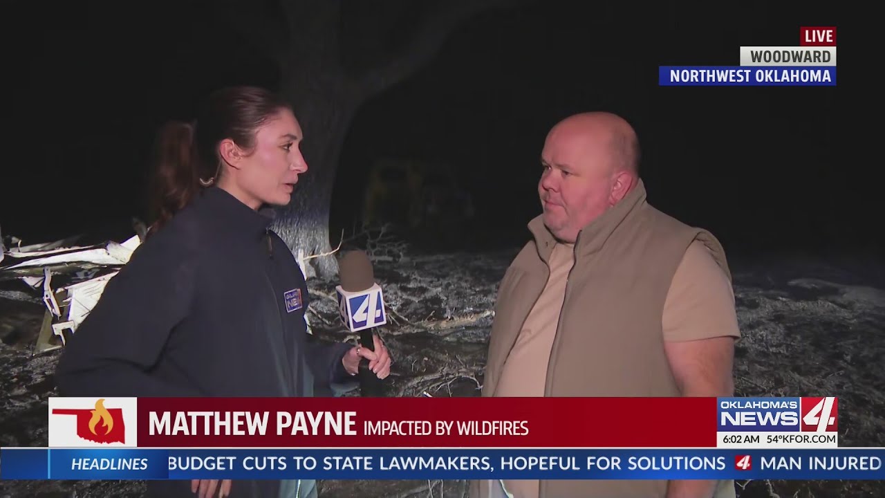 Fire danger continues after wildfire prompts evacuations in NW Oklahoma