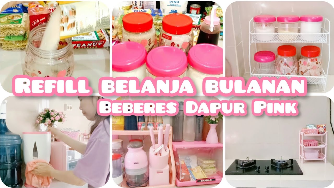RUTINITAS IRT &bull; REFILL BELANJA BULANAN &bull; BEBERES DAPUR PINK