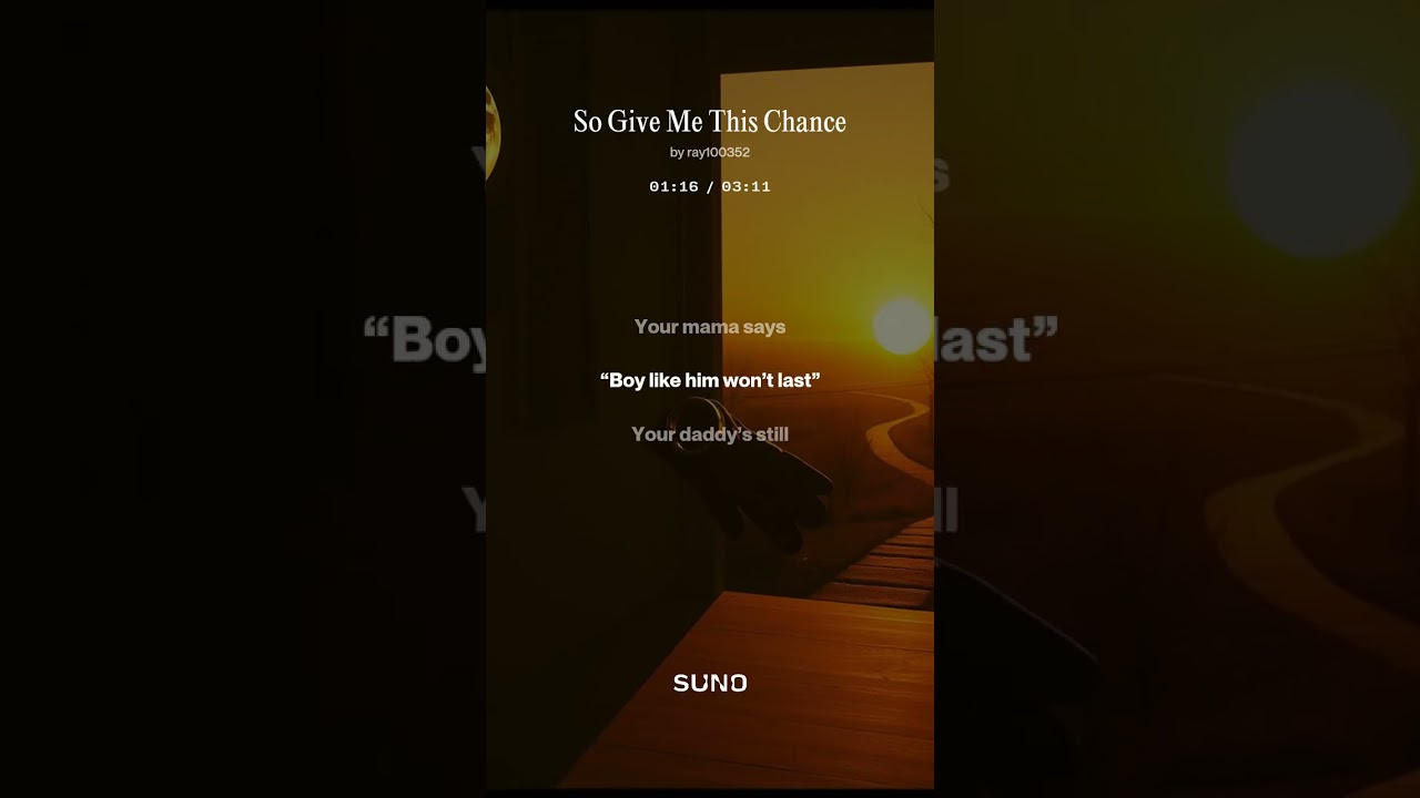So Give Me This Chance