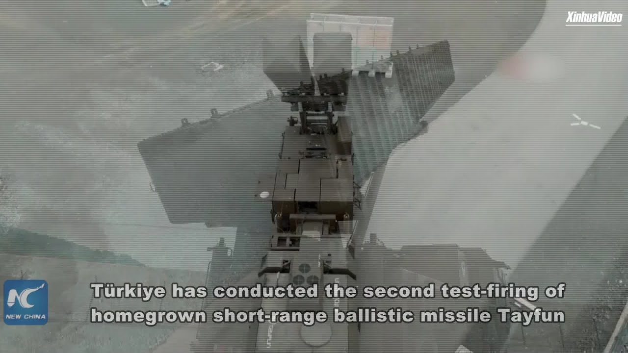 T&uuml;rkiye tests short-range ballistic missile Tayfun