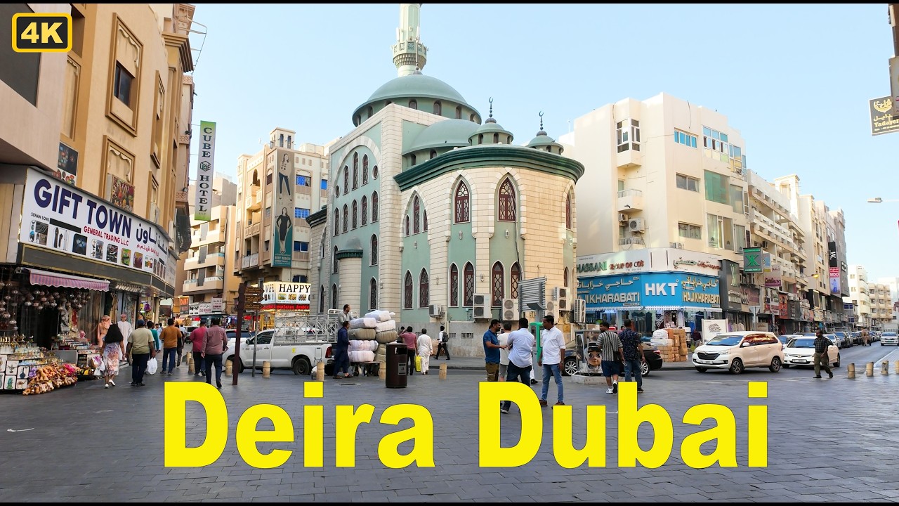 Explore Deira Dubai During Summer| Traditional Souks & Street Life | 24 May Evening Walking Tour 4K