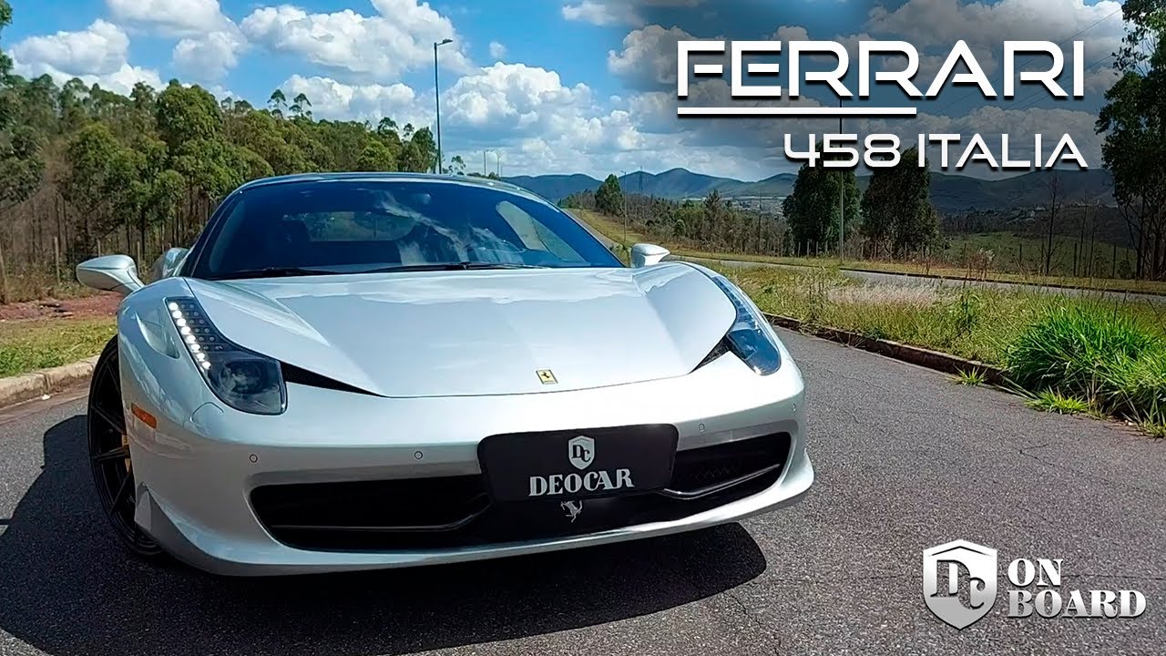 FERRARI 458 ITALIA V8 4.5 Aspirado! Incomparável!