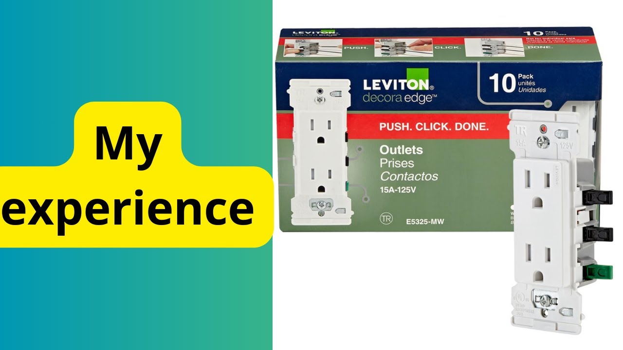 Leviton E5325-MW Decora Edge Outlet Review: The Perfect Blend of Safety and Style!
