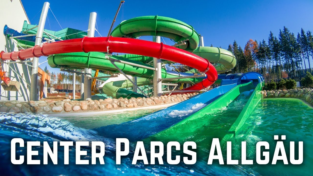 NEW WATERPARK IN GERMANY: Aqua Mundo Allgäu (All Slides POV)