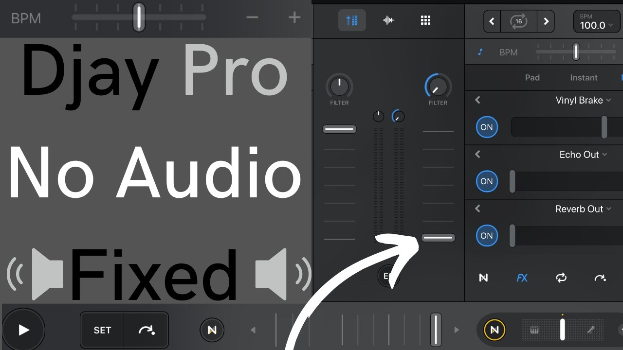 Djay Pro No Audio Fixed