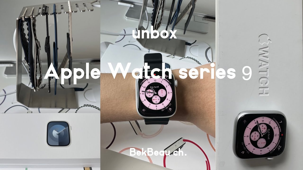 Unboxing Apple Watch series 9  |  Silver 45 mm. ✨