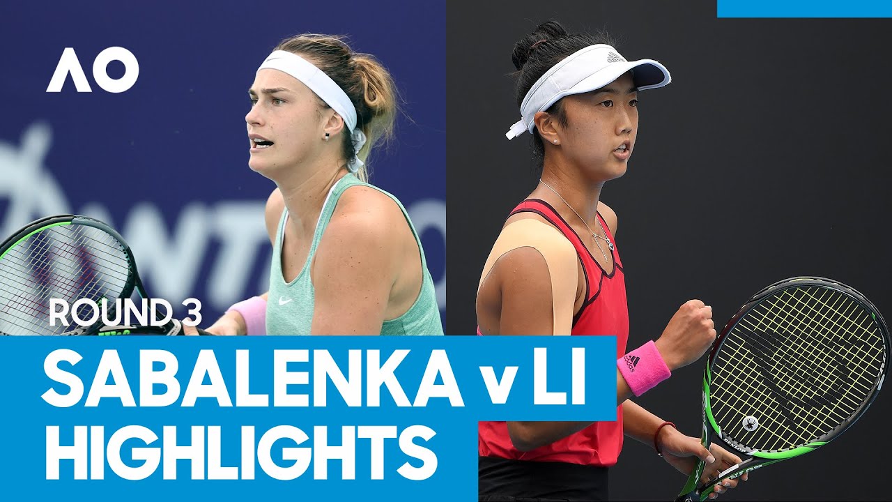 Aryna Sabalenka vs Ann Li Match Highlights (3R) | Australian Open 2021