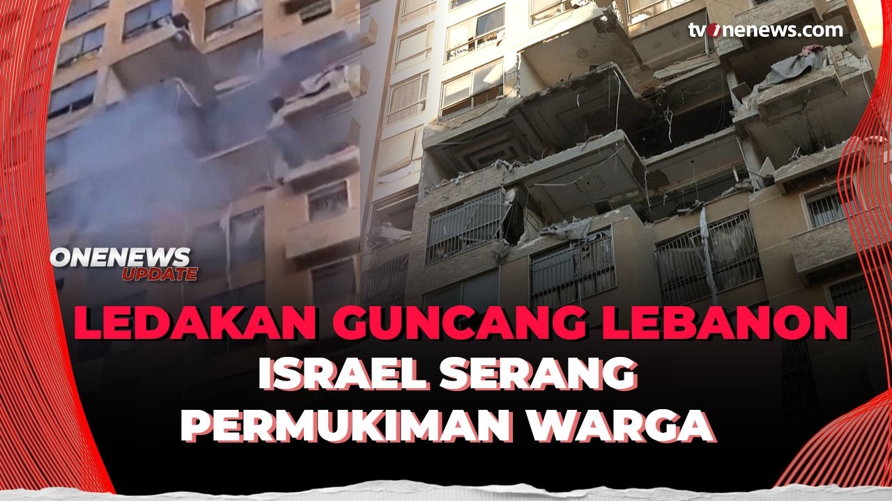 Serangan Israel Hantam Gedung Apartemen di Lebanon | OneNews Update