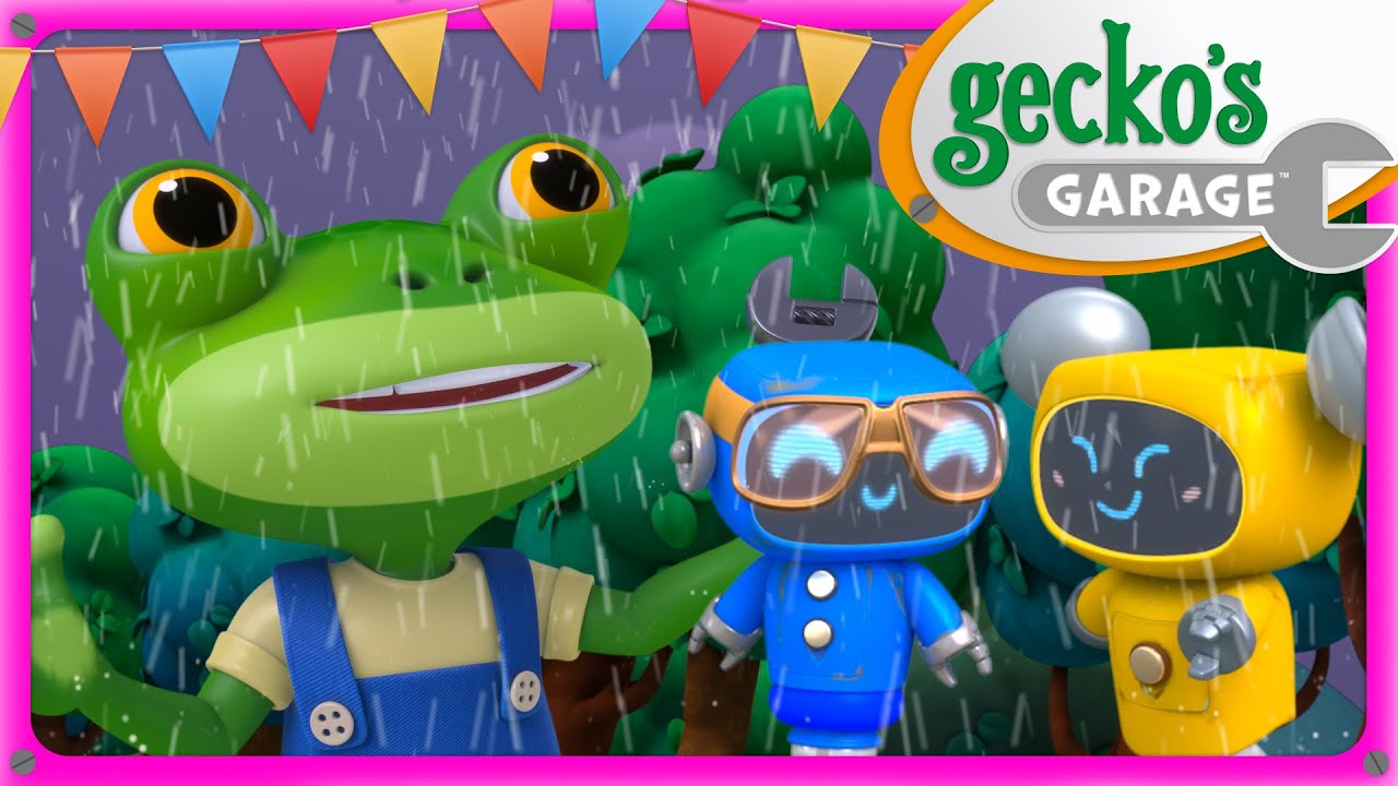 Rainy Day Recharge | Gecko's Garage | Trucks For Children | Cartoons For Kids
