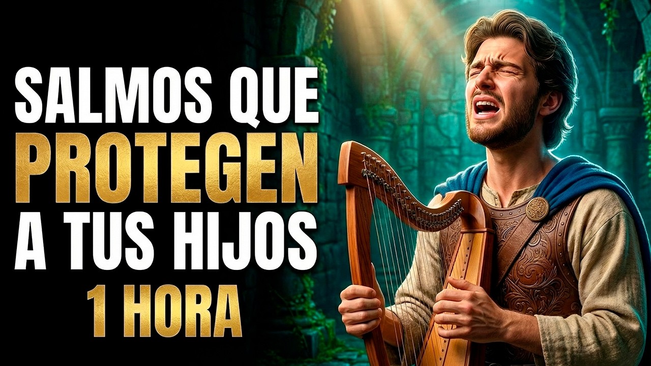 Los Únicos 5 Salmos que David cantaba para PROTEGER a sus Hijos | musica cristiana salmos cantados