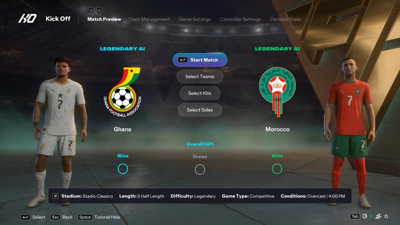 Ghana vs Morocco | International | EA FC 26 | Simulation