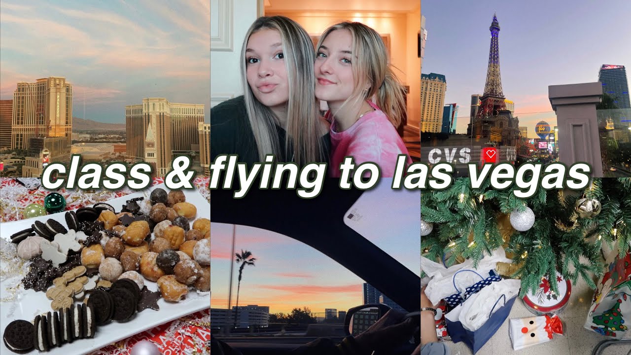 VLOGMAS DAY 13 | school day + packing & traveling to vegas