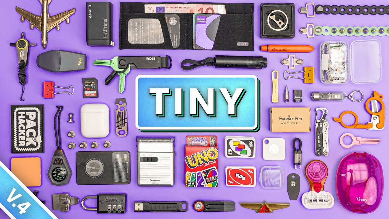 Tiny Travel Essentials | Small Gear for One Bag Travel