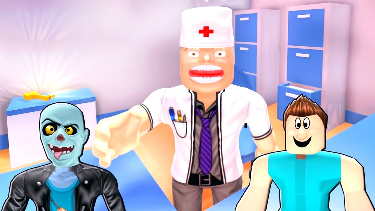 STEVE İLE ZOMBİK ÇATLAK DİŞ DOKTORUNDAN KAÇIYOR - Roblox