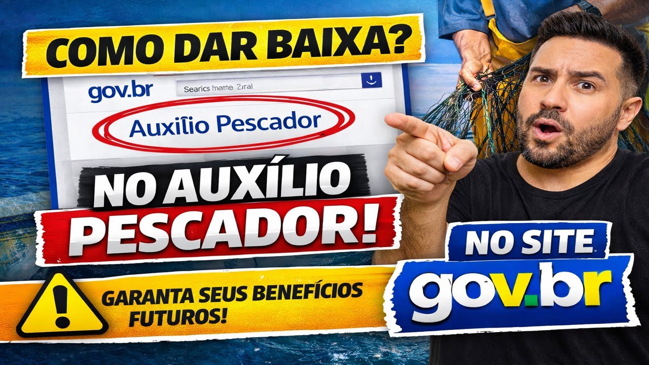 COMO CANCELAR O CADASTRO DE PESCADOR ARTESANAL PELA INTERNET SEM SAIR DE CASA