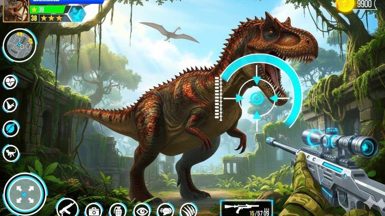 Wild Animal Hunter 3D: Epic Dinosaur Hunting Adventure 🦖🥸|New 2026 Update Gameplay #37