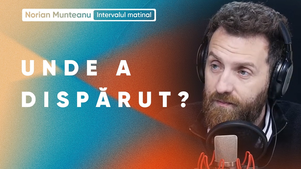 Nu mai știu să mă bucur - psiholog Norian Munteanu