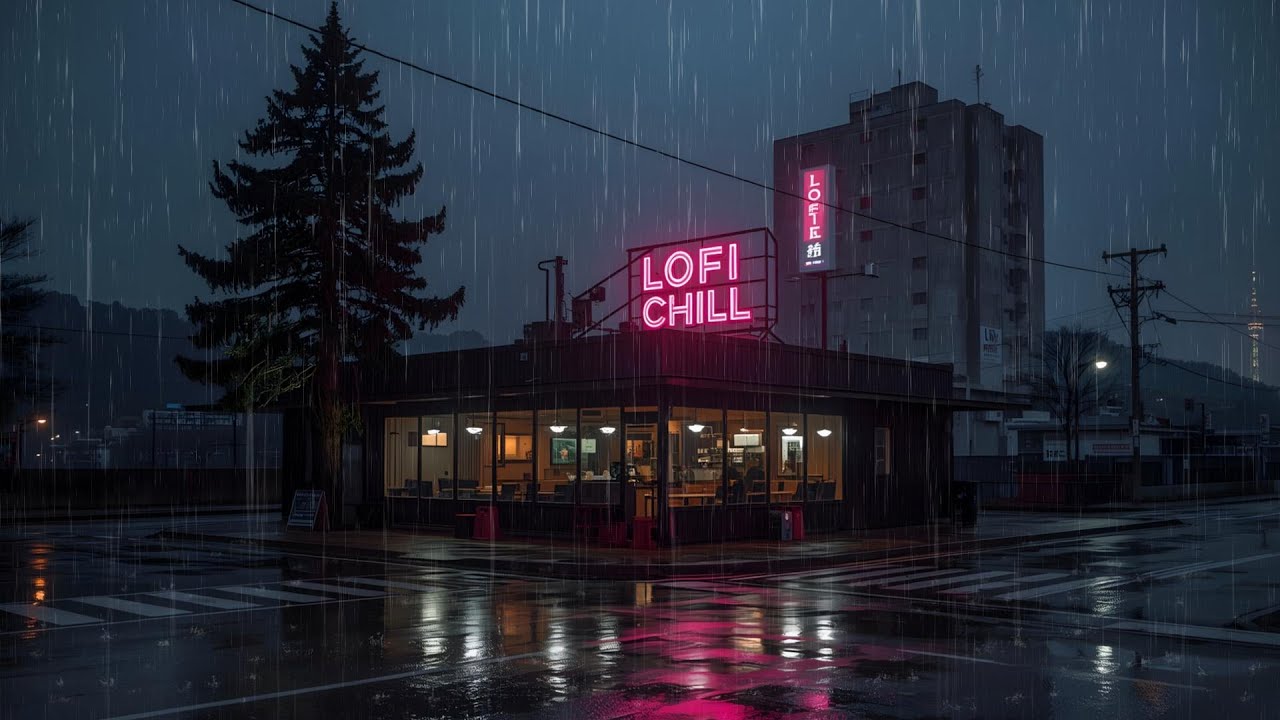 Late Night Rainy Anime Lofi 🌧️ Deep Sleep Beats for Insomnia & Anxiety