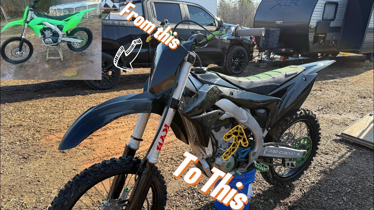 12 year old rebuilds Kx450f!