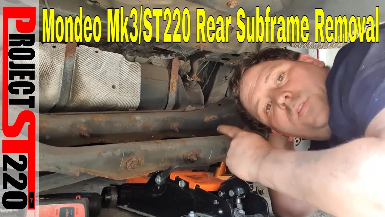 Ford Mondeo Mk3 ST220 rear subframe removal (how to)