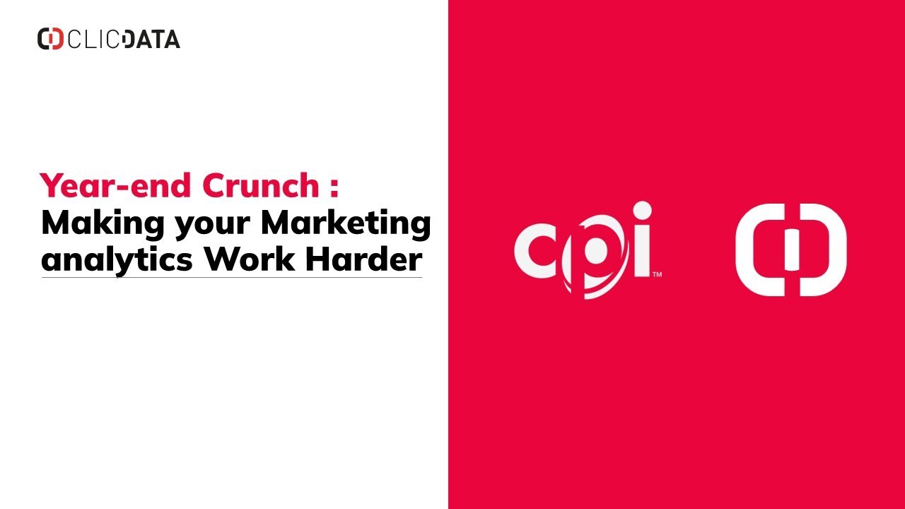 Webinar - Making Your Marketing Analytics Work Harder
