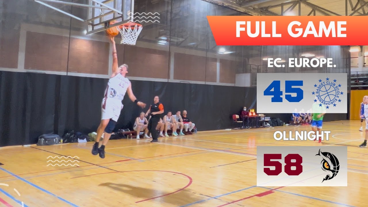 🏀 ECOLE EUROPEENNE vs. BC OLLNIGHT // BASKET VÉTÉRANS // MATCH AMICAL // 08.10.2025 🇧🇪