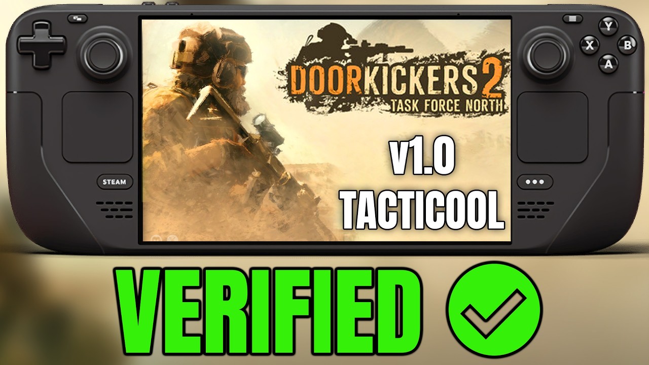 Door Kickers 2 on Steam Deck is a Steam Input KING and VERIFIED!