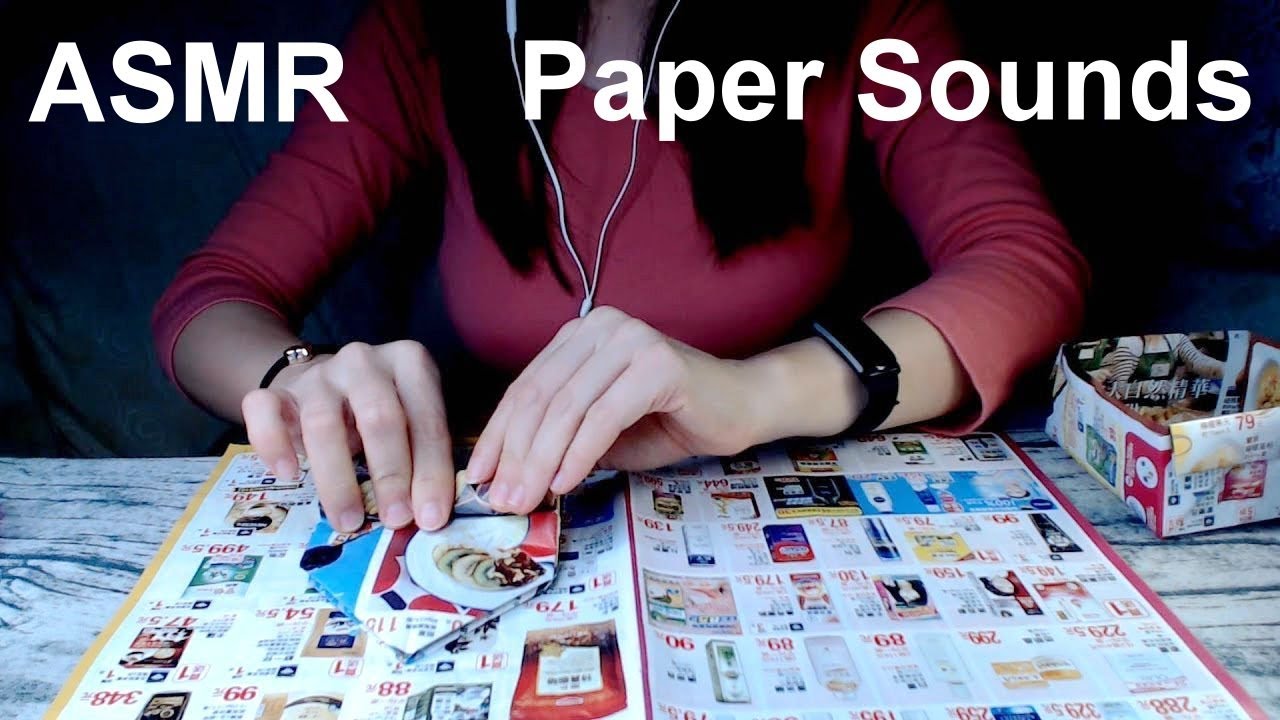 ASMR台灣❤️Paper Sounds, Crinkling, Origami，手作垃圾桶,摺紙，hand made garbage can, 折り紙,紙の音 ,手作りゴミ箱