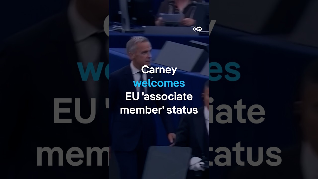 EU and Canada 'stronger together' - Carney speaks to EU Parliament | DW News