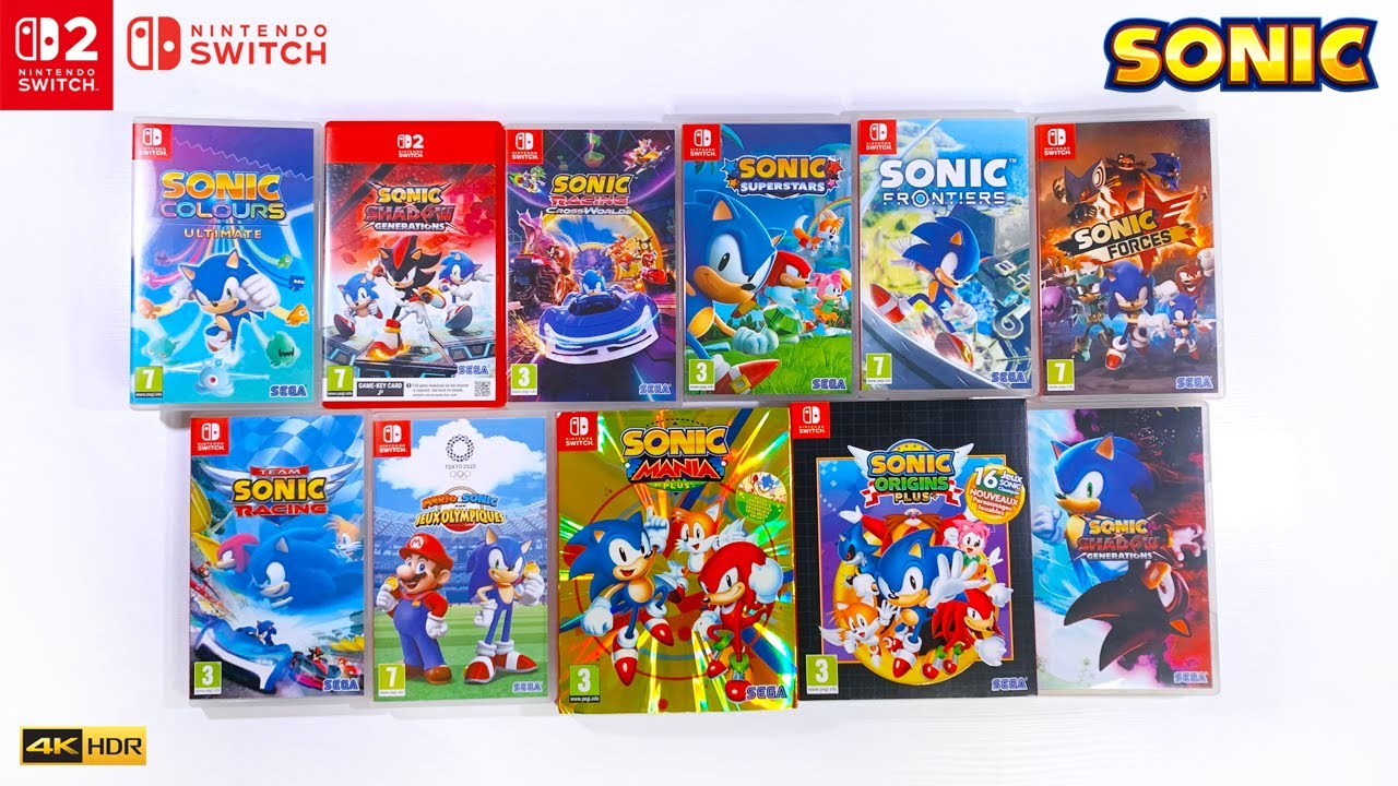 My Sonic Nintendo Switch Games Collection