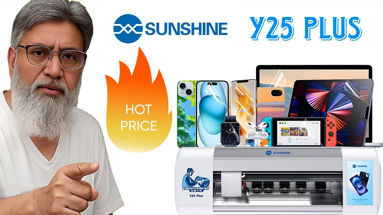 SUNSHINE Y25 PLUS  Smart Cloud Film Cutting Machine WiFi/Bluetooth with unlimited cutting