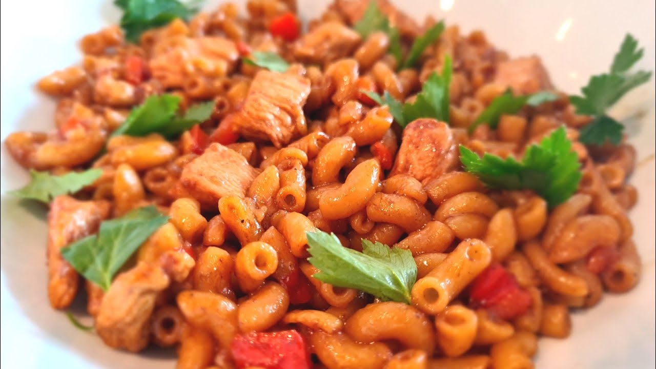 🇸🇷 Surinaamse macaroni met kip recept|Surinamese macaroni with Chicken recipe|