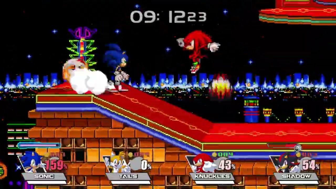 Super Smash Bros Crusade: Sonic Vs Tails Vs Knuckles Vs Shadow