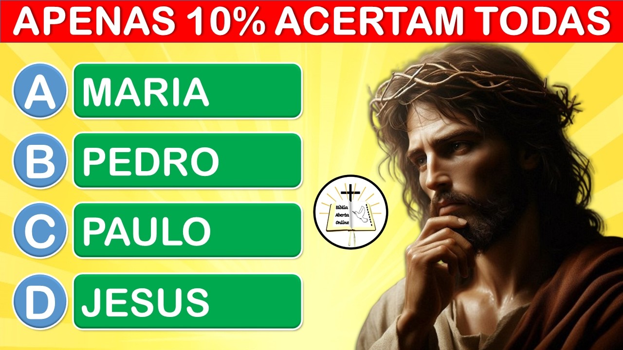 30 PERGUNTAS BÍBLICAS SOBRE O NOVO TESTAMENTO DA BÍBLIA - QUIZ BÍBLICO