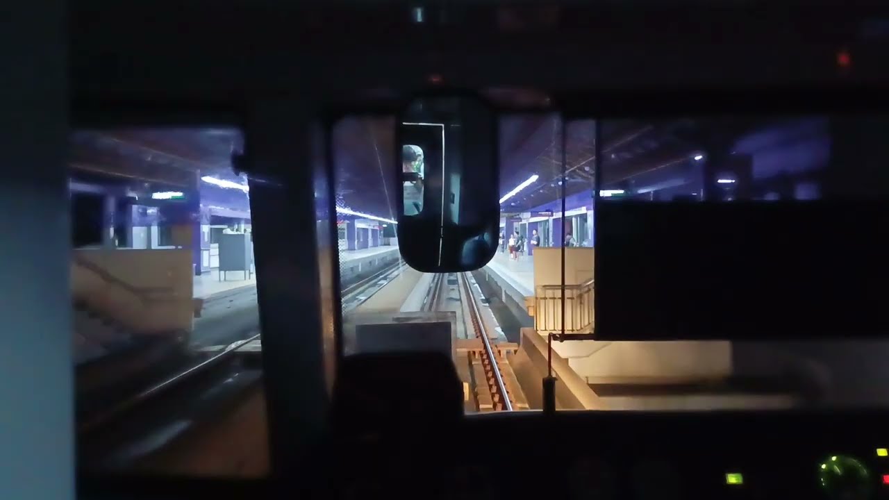 LRT-2 Manila (Front Cab View)