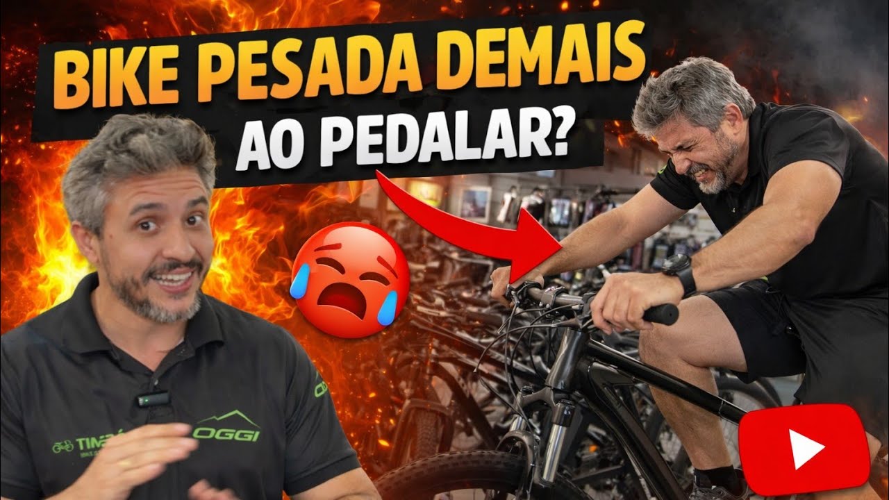 BIKE PESADA DEMAIS AO PEDLAR ?